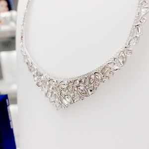 Henrietta Necklace Medium White Rhodium 